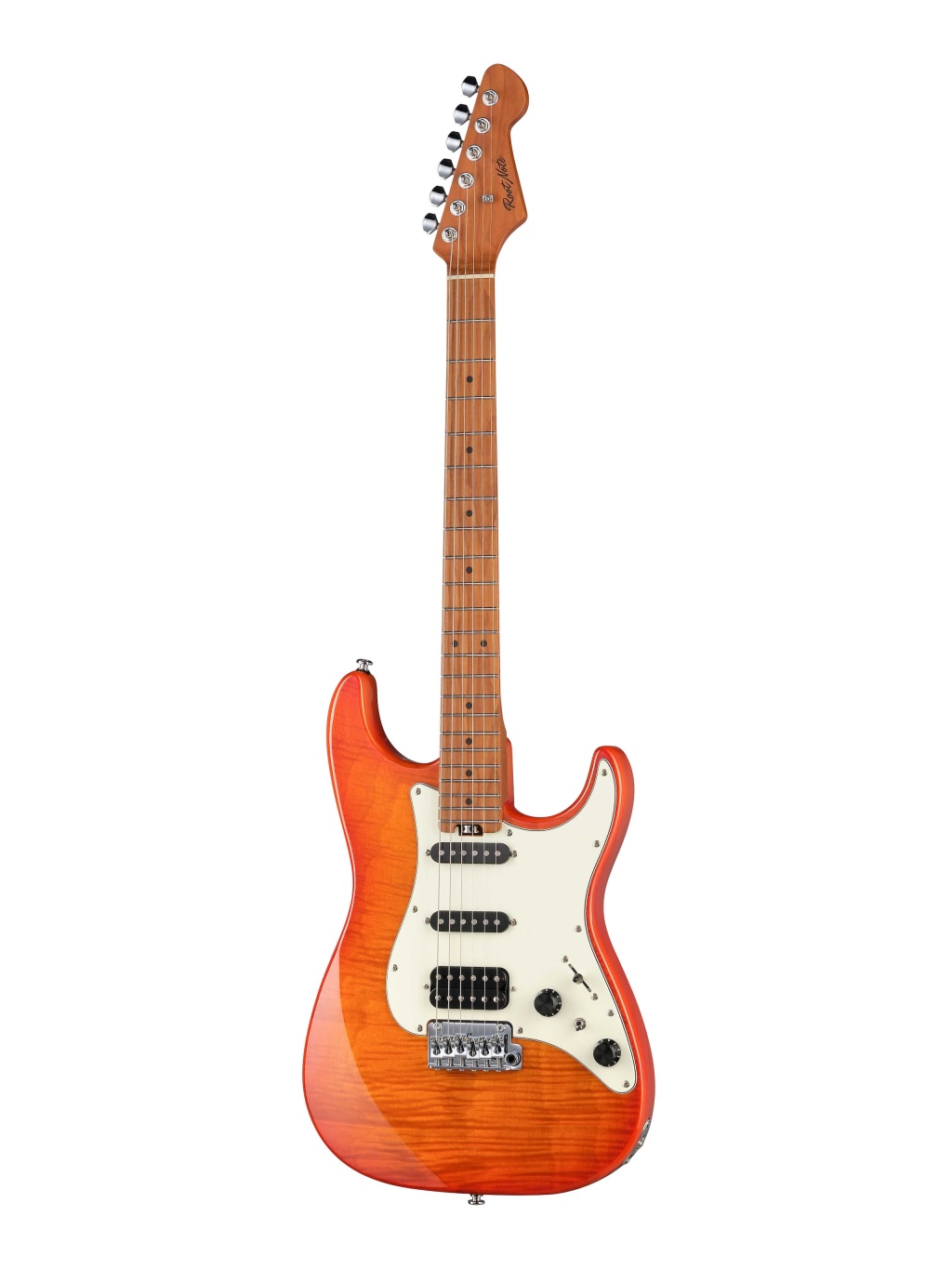 Root Note RS300FM-HSS-TAB Электрогитара, цвет Translucent Amber Burst