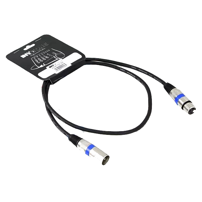 INVOTONE ACM1101/BK Кабель XLRF - XLRM,  1м