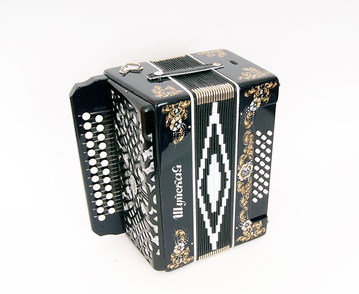 Шуйская гармонь S51XL-A-BLACK  25х25-III